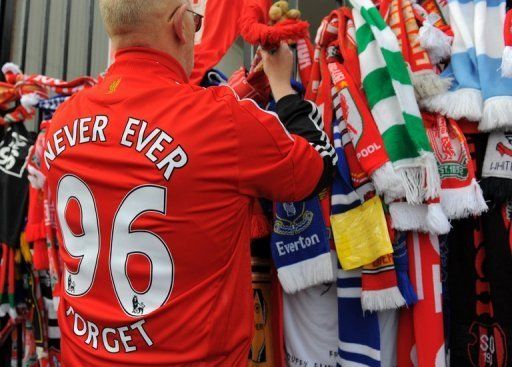 Ninety-six Liverpool fans died after a crush on the terraces of Hillsborough stadium in April 1989