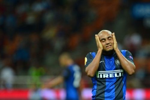 Inter Milan's Jonathan Cicero Moreira, pictured on September 20, at San Siro Stadium in Milan