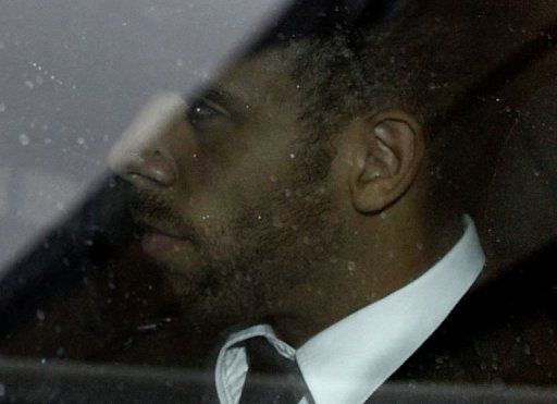 Queen&#039;s Park Rangers&#039; English defender Anton Ferdinand leaves the headquarters of the Football Association