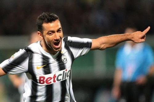 Fabio Quagliarella came off the bench to score Juventus' second goal in the 2-2 Champions League draw against Chelsea