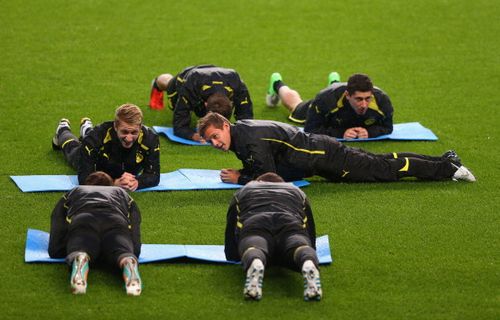 Borussia Dortmund Training and Press Conference