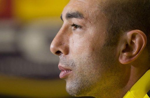 Chelsea manager Roberto Di Matteo