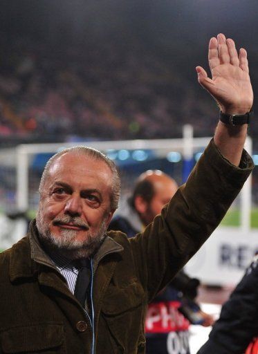 Film-maker Aurelio De Laurentiis is president of Napoli