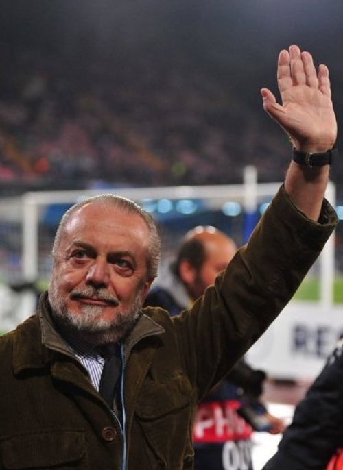 Film-maker Aurelio De Laurentiis is president of Napoli