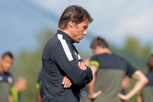 Antonio Conte was suspended by the Italian authorities before the start of the season