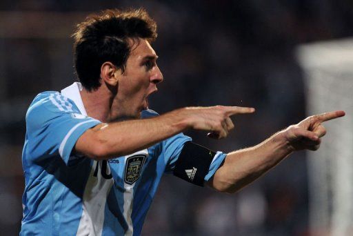 Lionel Messi had to wait until midway through the second half to unlock a tight Uruguay defence