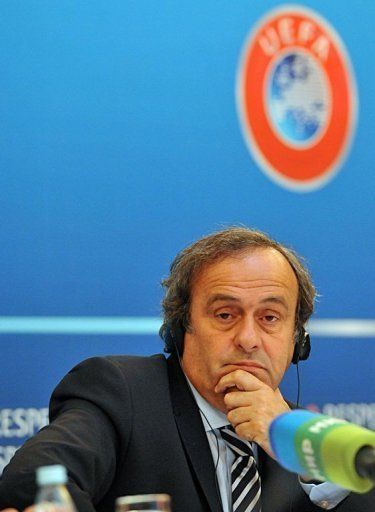 UEFA president Michel Platini