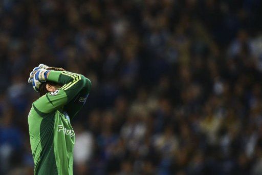 Dynamo Kiev&#039;s goalkeeper Olexandr Shovkovskiy