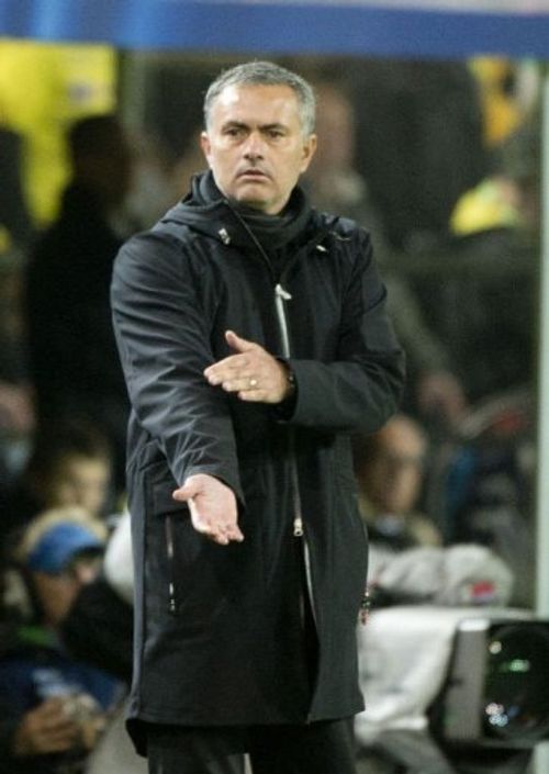 Real Madrid's coach Jose Mourinho