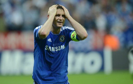 Lampard is out for Chelsea for at least two weeks