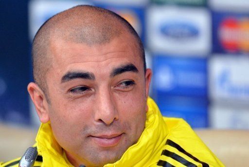 Di Matteo (pictured) also confirmed that midfielder John Obi Mikel was in talks over a new contract