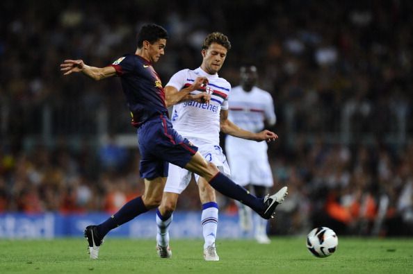 FC Barcelona v Sampdoria Pre Season Friendly