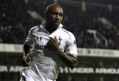 Tottenham Hotspur's Jermain Defoe celebrates scoring