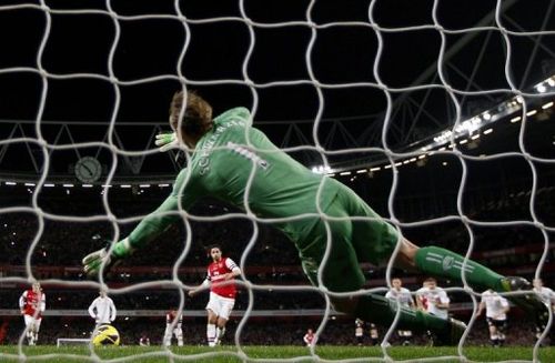 Mark Schwarzer was the hero for Fulham as he saved Mikel Arteta's penalty at the death