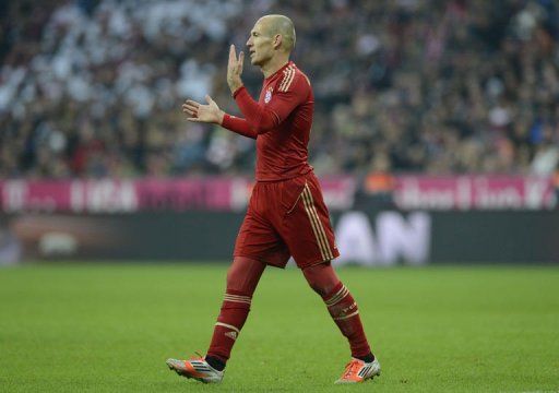 Arjen Robben, pictured on November 10