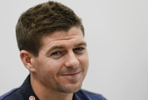 England&#039;s midfielder Steven Gerrard