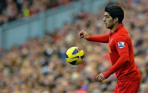 Liverpool's striker Luis Suarez