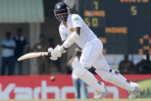 Vice-captain Angelo Mathews clocked 79