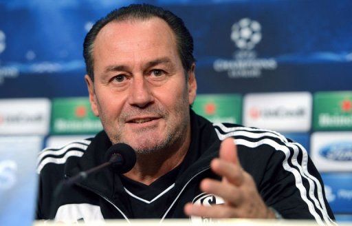 Schalke&#039;s coach Huub Stevens