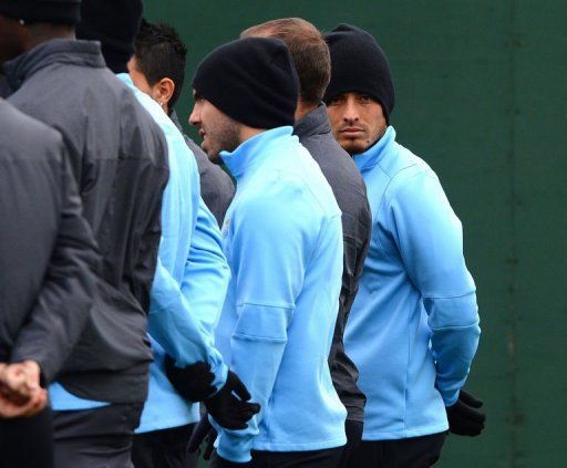David Silva (R) is key to City&#039;s chances of pulling off the unlikely against Real Madrid