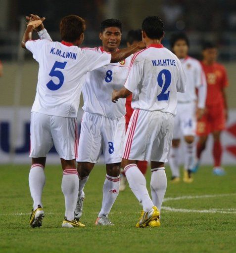 Myanmar were thrashed 7-1 by Vietnam at the Suzuki Cup two years ago and finished bottom of their group