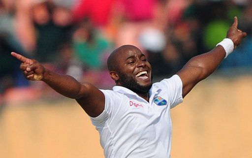 Paceman Tino Best followed his maiden five-wicket haul in the first Test with 6-40