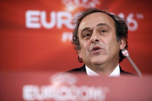 UEFA president Michel Platini