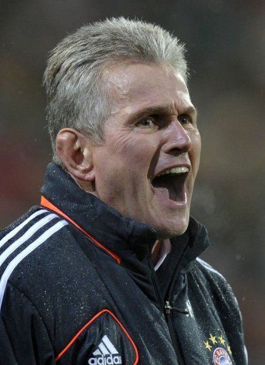 Bayern coach Jupp Heynckes saw his side take the lead after only 12 minutes when Thomas  Mueller slotted home a penalty