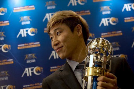 Asian Football Confederation (AFC) Player of the Year winner Lee Keun-ho