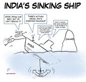 COMIC: India's sinking ship!