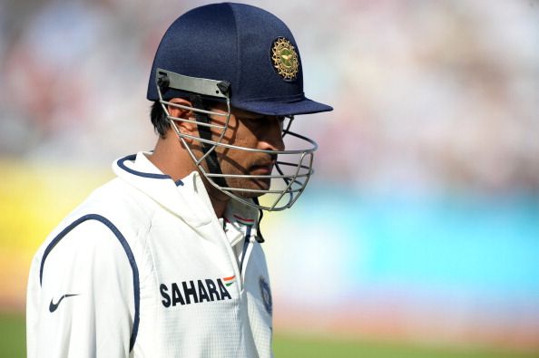 India&#039;s MS Dhoni leaves the field after