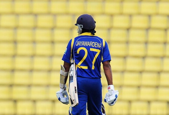 Sri Lankan captain Mahela Jayawardene wa