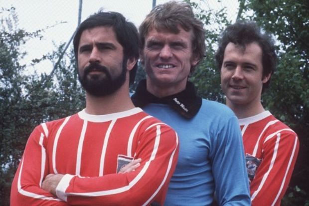 Gerd Muller, &#039;Sepp&#039; Maier and Franz Beckenbauer