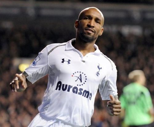 Spurs boss Andre Villas-Boas says Jermain Defoe is as good as  Atletico Madrid's in-demand striker Radamel Falcao