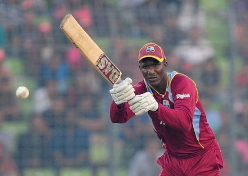 West Indies captain Darren Sammy remained unbeaten with a 62-ball 60