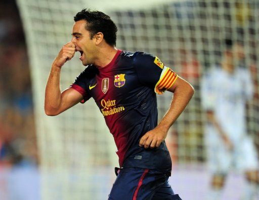 Barca&#039;s midfielder Xavi Hernandez, pictured in Barcelona, on August 23, 2012