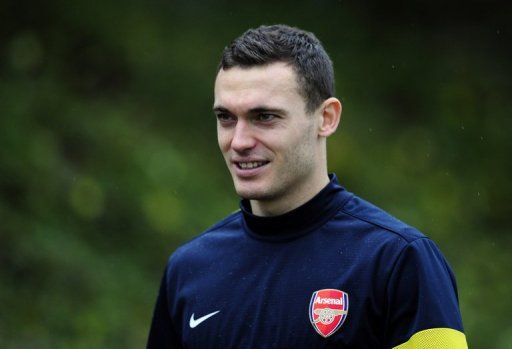 Arsenal captain Thomas Vermaelen, pictured on November 20, 2012