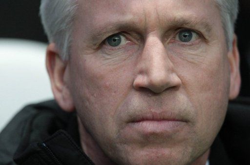 Newcastle United manager Alan Pardew looks on before a match against QPR at St James&#039; Park on December 22, 2012