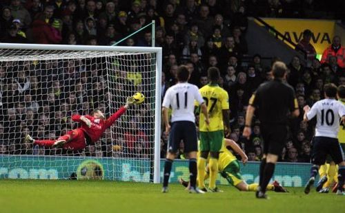 Chelsea's Juan Mata scores the only goal at Carrow Road on December 26, 2012