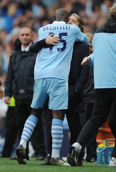 Mancini and Balotelli shared an almost father-and-son bond.