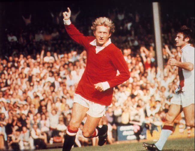 Denis Law&#039;s Trademark Celebration 