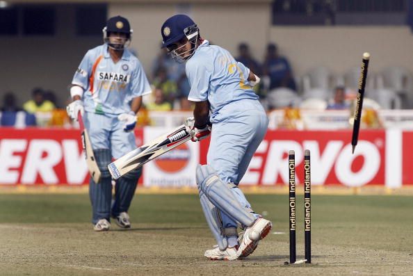 India cricketer Saurav Ganguly watches h