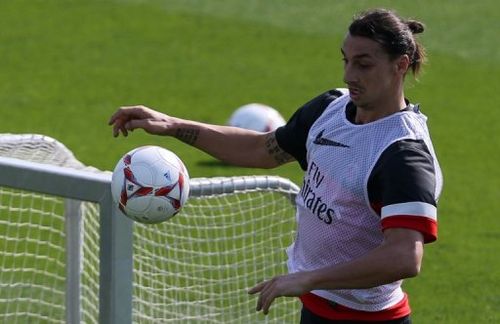 Paris Saint-Germain forward Zlatan Ibrahimovic in Doha on December 30, 2012, says the club's transformation is ongoing