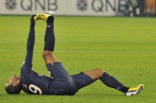 Paris Saint-Germain&#039;s Lucas Moura is seen January 11, 2013 in Paris.