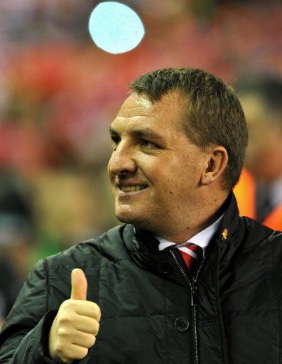Liverpool&#039;s manager Brendan Rodgers, pictured during their match against Sunderland, in Liverpool, on January 2, 2013