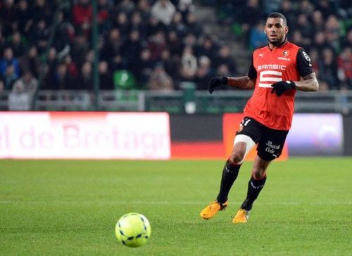 Rennes' Yann M'vila on January 12, 2013 in Rennes