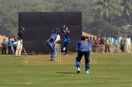 India women's cricket team play a friendly in Mumbai on January 22, 2013