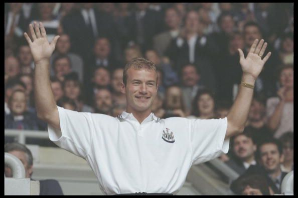 Alan Shearer of Newcastle United during his press Conference