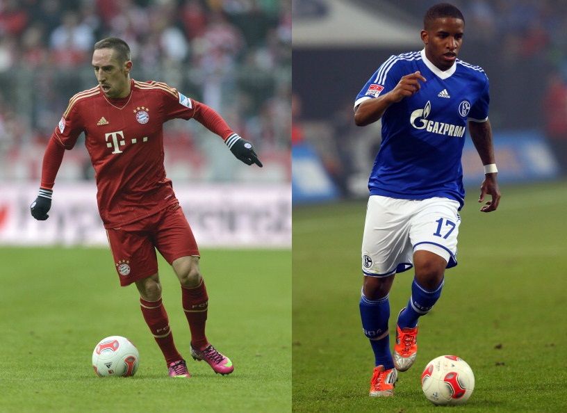 Two very crucial players for their respective teams. Frank Ribery and Jefferson Farfan
