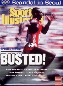 Sports Illustrated &#039;s October 3, 1988 issue about the iconic Ben Johnson&#039;s doping revelations  